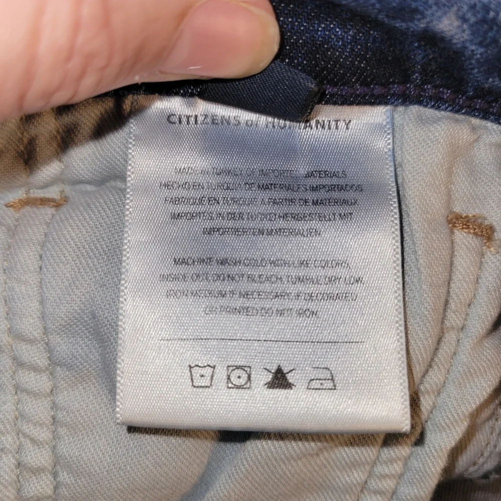 Citizens of Humanity Isola Straight Leg Jeans Dark Wash  Womens 27